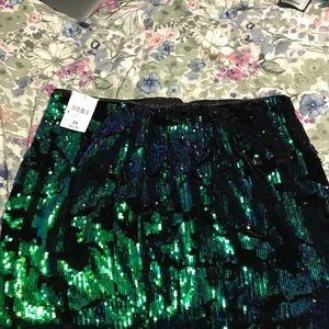 Forever 21 Sequin and Velvet Skirt. NWT.